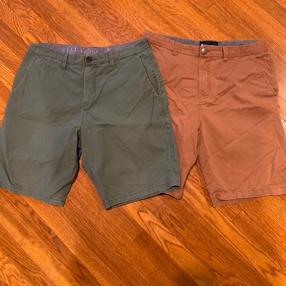 Lot of (2) Billabong mens walk shorts